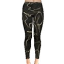 Katsushika Hokusai, Egrets from quick lessons in simplified drawing Inside Out Leggings View1