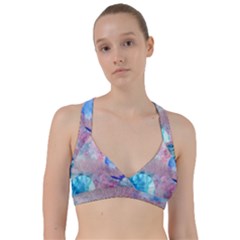 Abstract Clouds And Moon Sweetheart Sports Bra by charliecreates