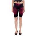 Monster Red Eyes Aggressive Fangs Ghost Yoga Cropped Leggings View1