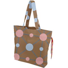 Planets Planet Around Rounds Drawstring Tote Bag by HermanTelo