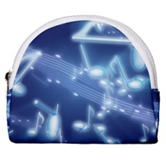 Music Sound Musical Love Melody Horseshoe Style Canvas Pouch by HermanTelo