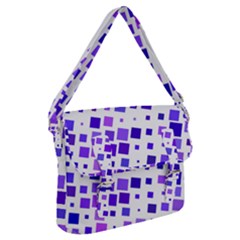 Square Purple Angular Sizes Buckle Messenger Bag