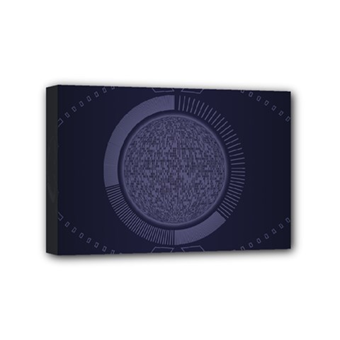 Technology Eye Mini Canvas 6  X 4  (stretched) by HermanTelo