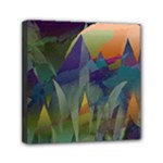 Mountains Abstract Mountain Range Mini Canvas 6  x 6  (Stretched)