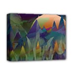 Mountains Abstract Mountain Range Deluxe Canvas 14  x 11  (Stretched)