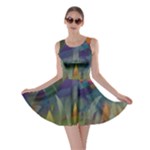 Mountains Abstract Mountain Range Skater Dress