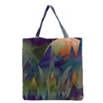 Mountains Abstract Mountain Range Grocery Tote Bag