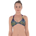 Mountains Abstract Mountain Range Halter Neck Bikini Top