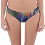 Mountains Abstract Mountain Range Reversible Hipster Bikini Bottoms