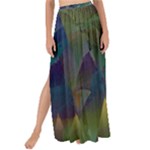 Mountains Abstract Mountain Range Maxi Chiffon Tie-Up Sarong