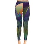 Mountains Abstract Mountain Range Inside Out Leggings