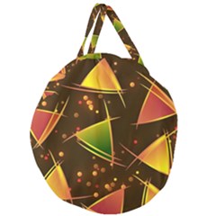 Background Non Seamless Pattern Giant Round Zipper Tote by Pakrebo