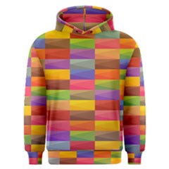 Abstract Background Geometric Men s Overhead Hoodie