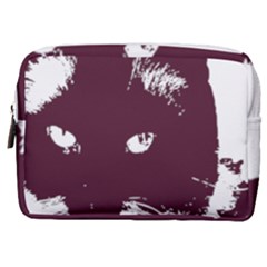 Cat Nature Design Animal Skin Pink Make Up Pouch (medium) by HermanTelo