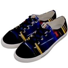 Famous Blue Police Box Men s Low Top Canvas Sneakers by HermanTelo