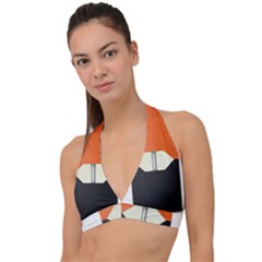 Juul Mango Pod Halter Plunge Bikini Top by TheAmericanDream