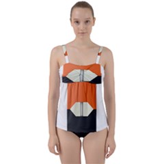 Juul Mango Pod Twist Front Tankini Set by TheAmericanDream