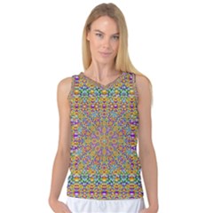 Pearl And Pearls And A Star Festive Women s Basketball Tank Top