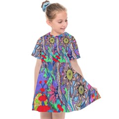 Abstract Forest  Kids  Sailor Dress by okhismakingart