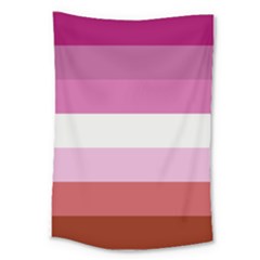 Lesbian Pride Flag Large Tapestry