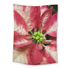 Christmas Poinsettia Deco Jewellery Medium Tapestry by Pakrebo