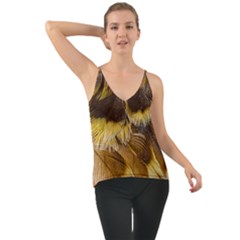 Wing Feather Bird Animal World Chiffon Cami by Pakrebo