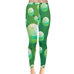 Background Colorful Abstract Circle Inside Out Leggings by HermanTelo