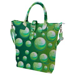 Background Colorful Abstract Circle Buckle Top Tote Bag by HermanTelo