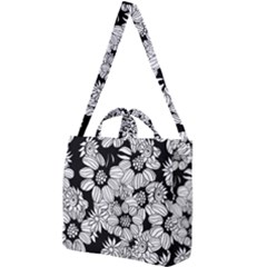 Mandala Calming Coloring Page Square Shoulder Tote Bag by HermanTelo