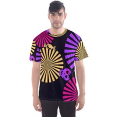 Seamless Halloween Day Dead Men s Sports Mesh Tee