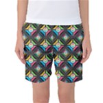 Pattern Pastels Background Women s Basketball Shorts