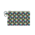 Pattern Pastels Background Canvas Cosmetic Bag (Small)