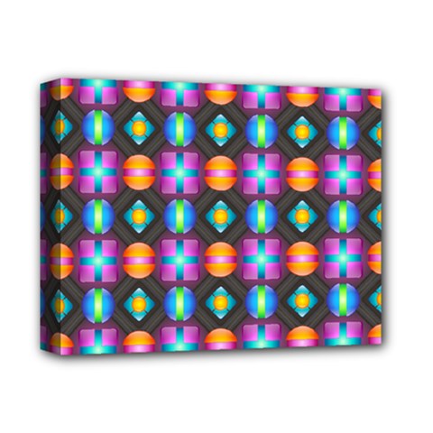 Squares Spheres Backgrounds Texture Deluxe Canvas 14  X 11  (stretched) by HermanTelo