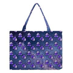 Kawaii Space Rocket Pattern Medium Tote Bag by snowwhitegirl