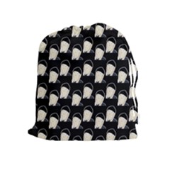 Beanie Boy Pattern Drawstring Pouch (xl) by snowwhitegirl