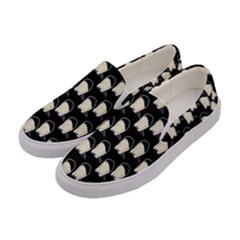 Beanie Boy Pattern Women s Canvas Slip Ons by snowwhitegirl