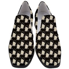 Beanie Boy Pattern Slip On Heel Loafers by snowwhitegirl