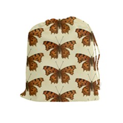 Butterflies Insects Pattern Drawstring Pouch (xl) by HermanTelo