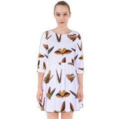 Butterflies Insect Swarm Smock Dress by HermanTelo