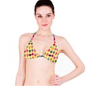 Colorful Background Stones Jewels Bikini Top View1