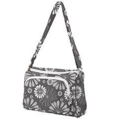 Floral Pattern Front Pocket Crossbody Bag by HermanTelo