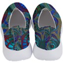 Fractal Abstract Line Wave No Lace Lightweight Shoes View4