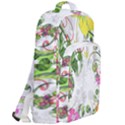 Flowers Floral Double Compartment Backpack View2