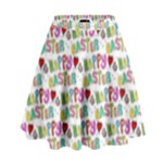 Holidays Happy Easter High Waist Skirt