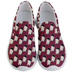 Beanie Boy Pattern Red Men s Lightweight Slip Ons by snowwhitegirl