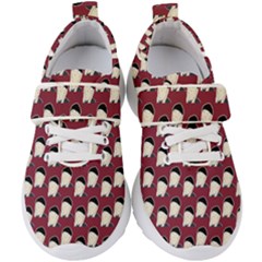 Beanie Boy Pattern Red Kids  Velcro Strap Shoes by snowwhitegirl