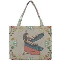 Egyptian Woman Wings Design Mini Tote Bag by Sapixe