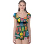 Presents Gifts Background Colorful Boyleg Leotard 