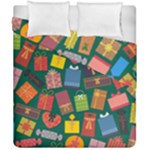 Presents Gifts Background Colorful Duvet Cover Double Side (California King Size)