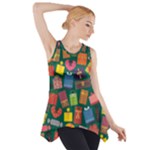 Presents Gifts Background Colorful Side Drop Tank Tunic